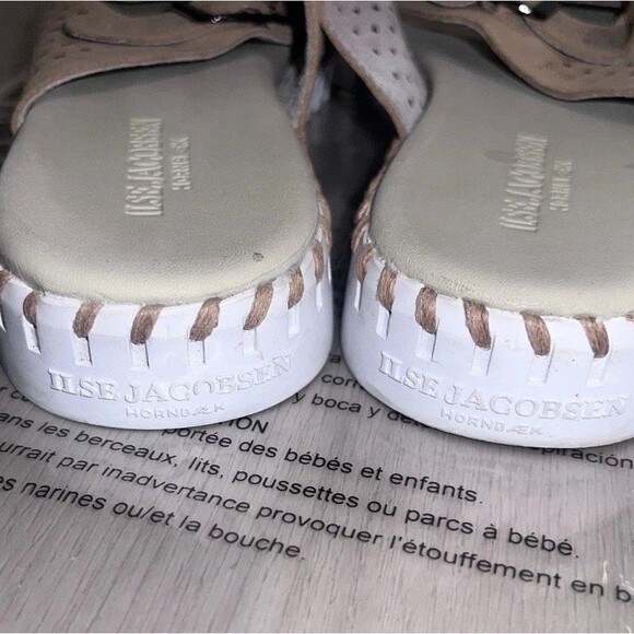 Ilse Jacobsen Tulip Double Buckle Strap Sandals Latte Womens Size 40 US 10 - Picture 8 of 9